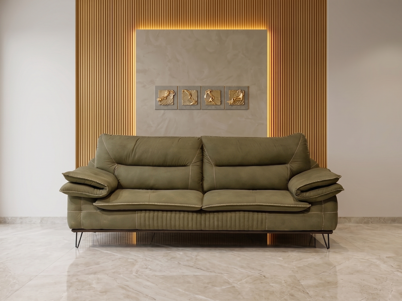 Husk Sofa 3 Seater