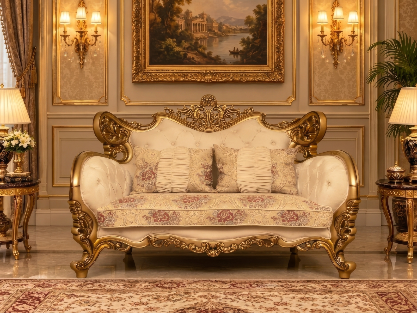  Vintage Sofa 2 Seater