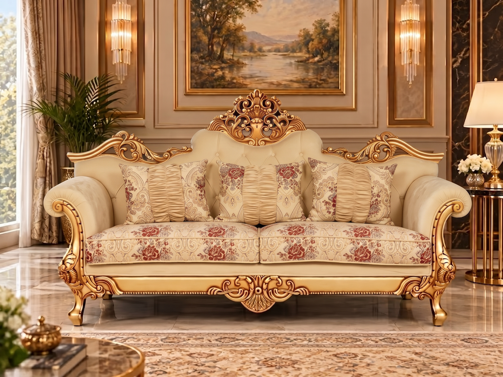 Mural Sofa 3 Seater