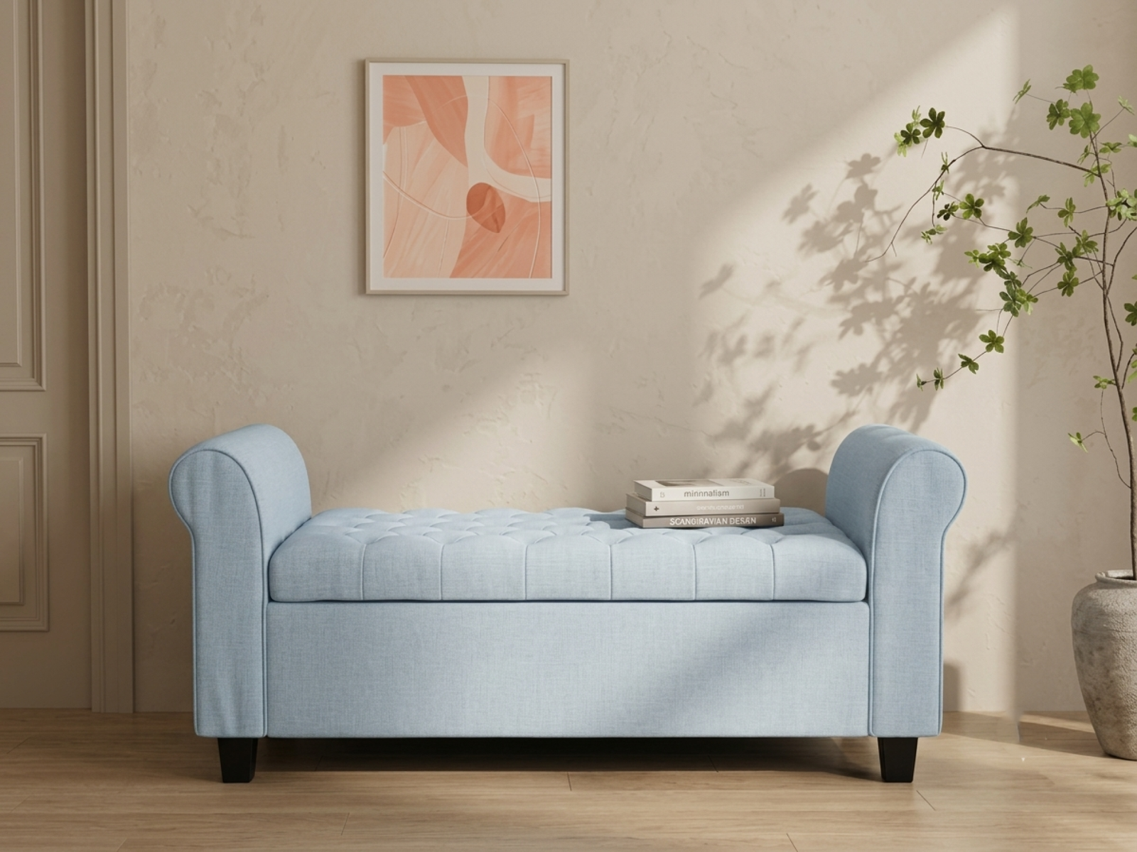 Denver Recamier In sky Blue color