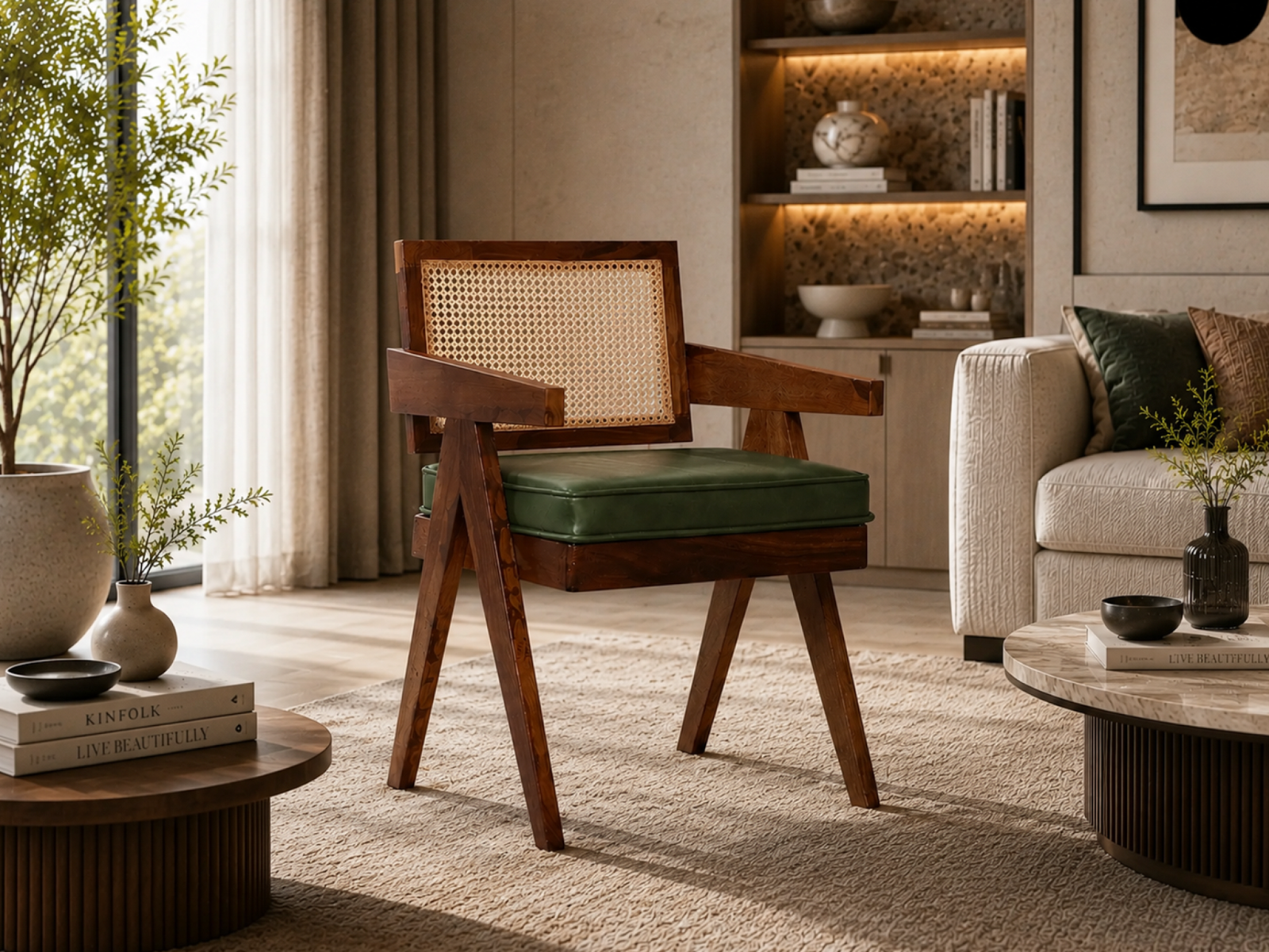Wellesley Chair In Green Color