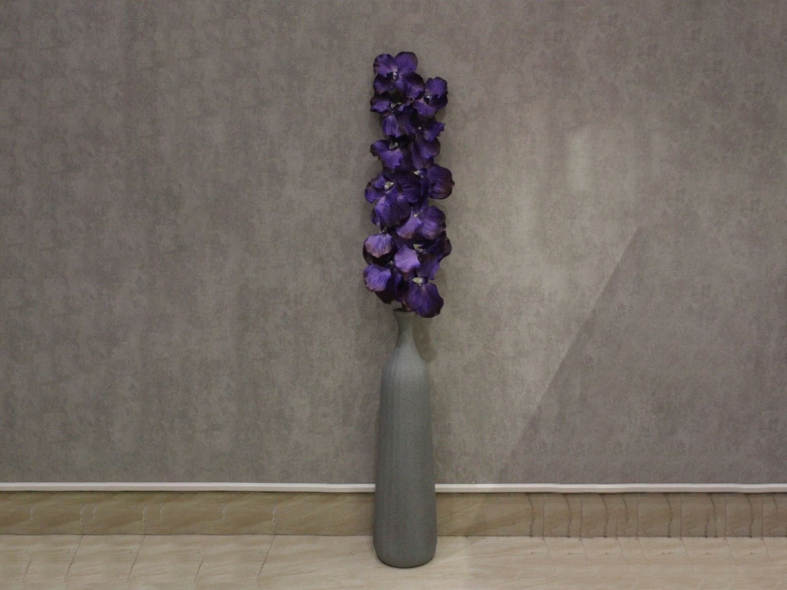 Orchid Real Touch Artificial Flowers for your home or office decor In Purple  Color 