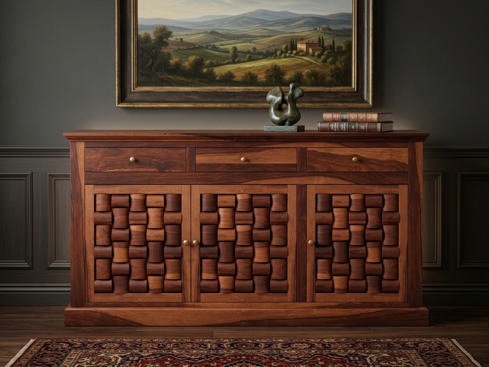 Niwar Solid Wood Sheesham Sideboard 