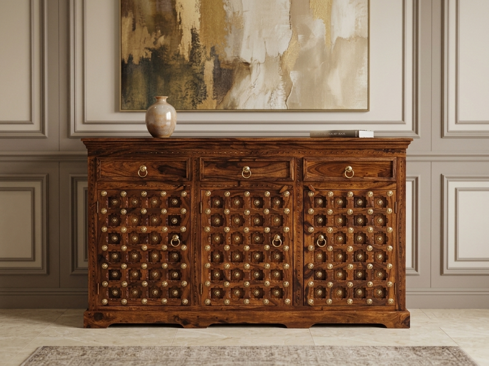 Tamra Solid Wood Sheesham Sideboard