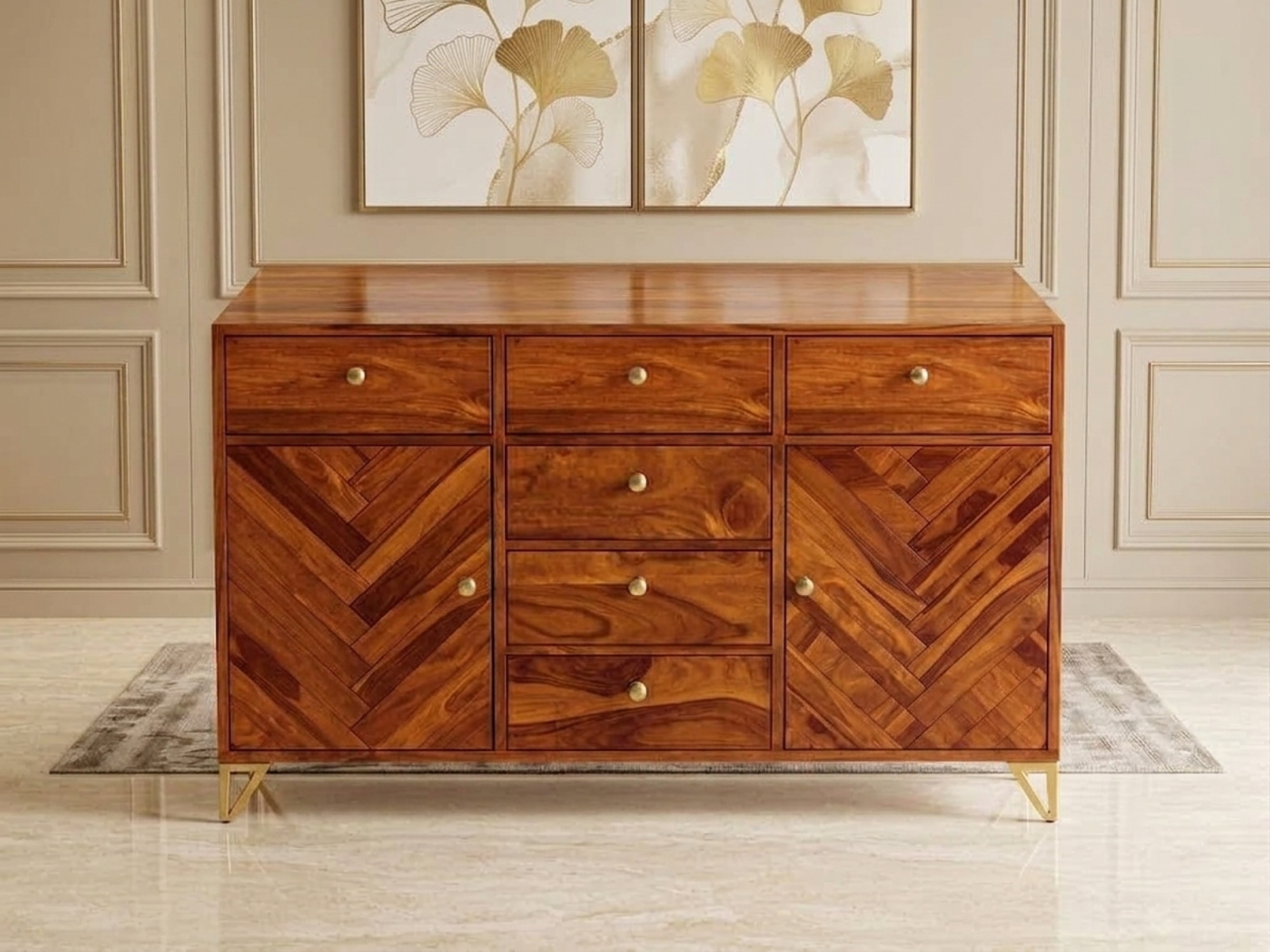 Antara Solid Wood Sheesham Sideboard