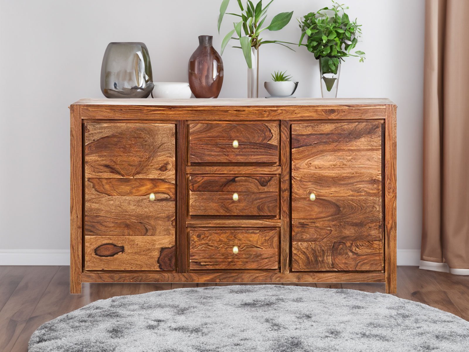 Hina Solid Wood Sheesham Sideboard 