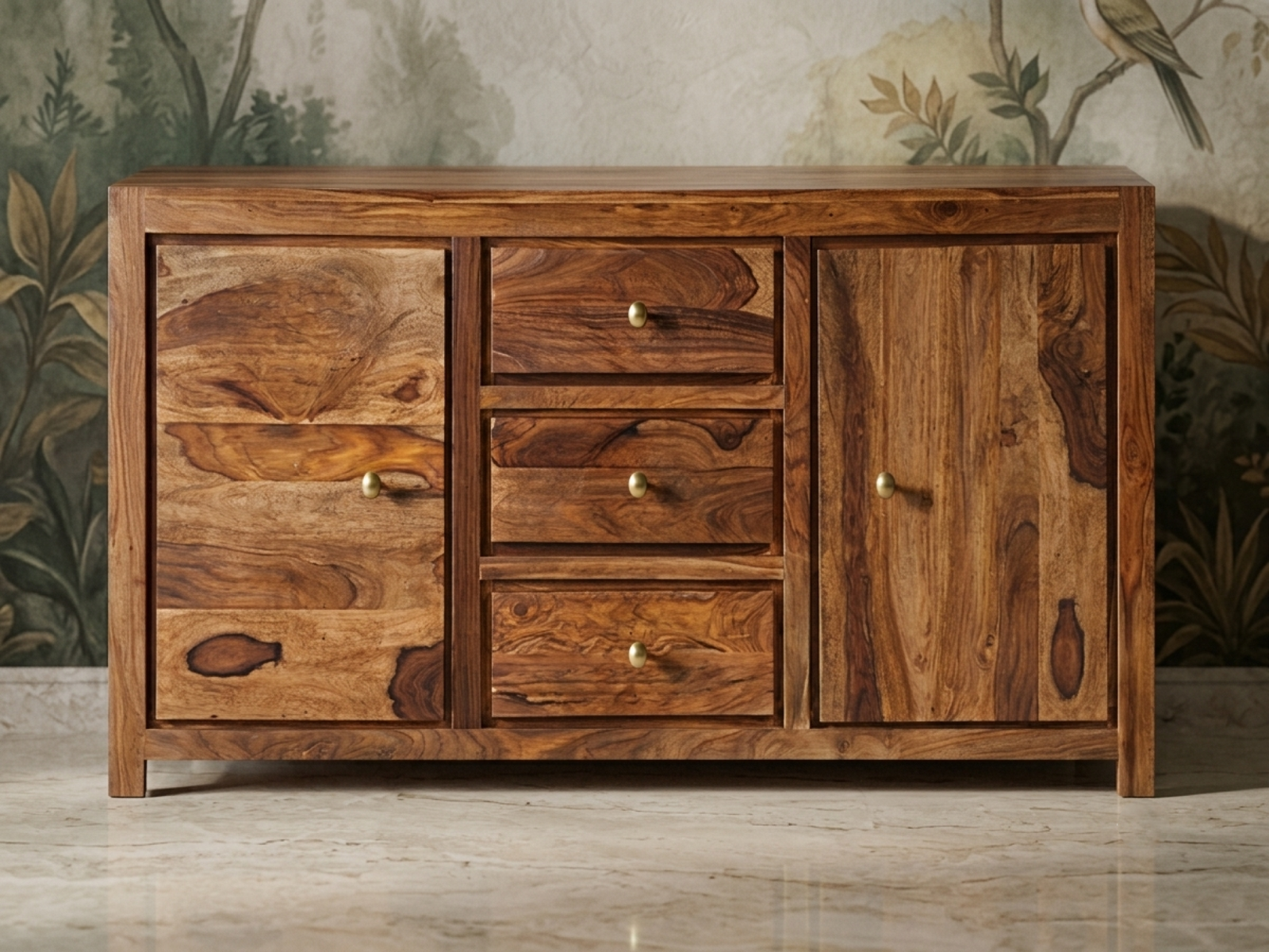 Hina Solid Wood Sheesham Sideboard 