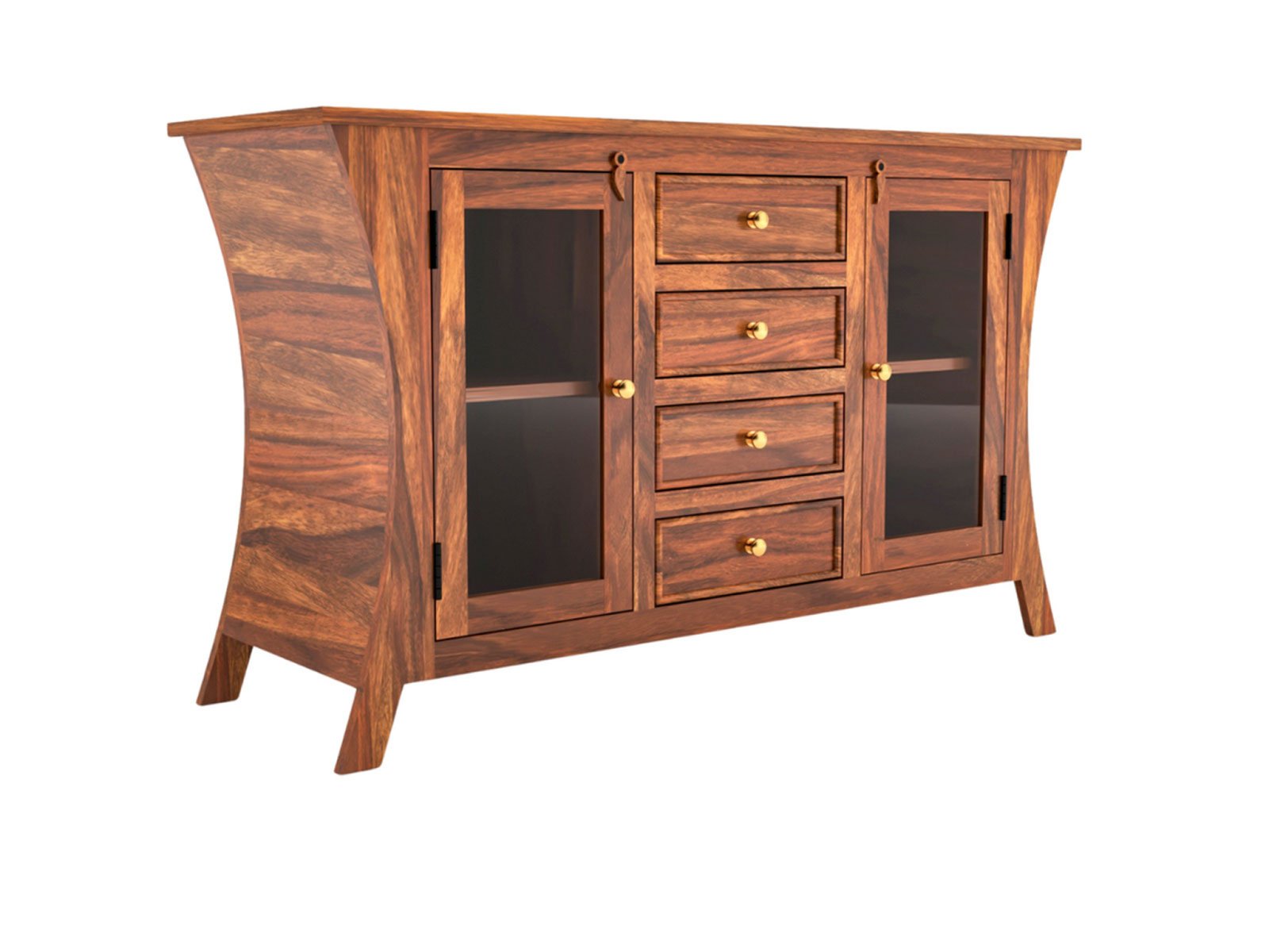 Kian  Solid Wood Sheesham Sideboard