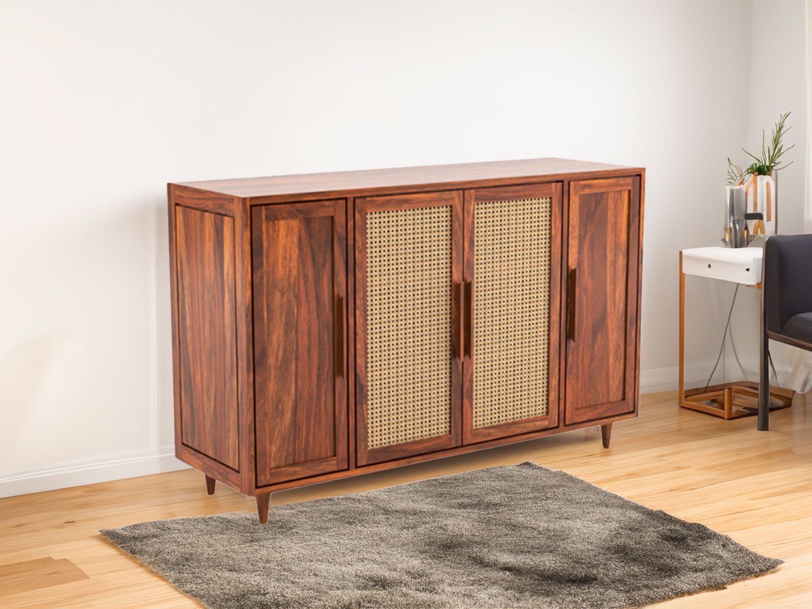 Naira  Solid Wood Sheesham Sideboard 