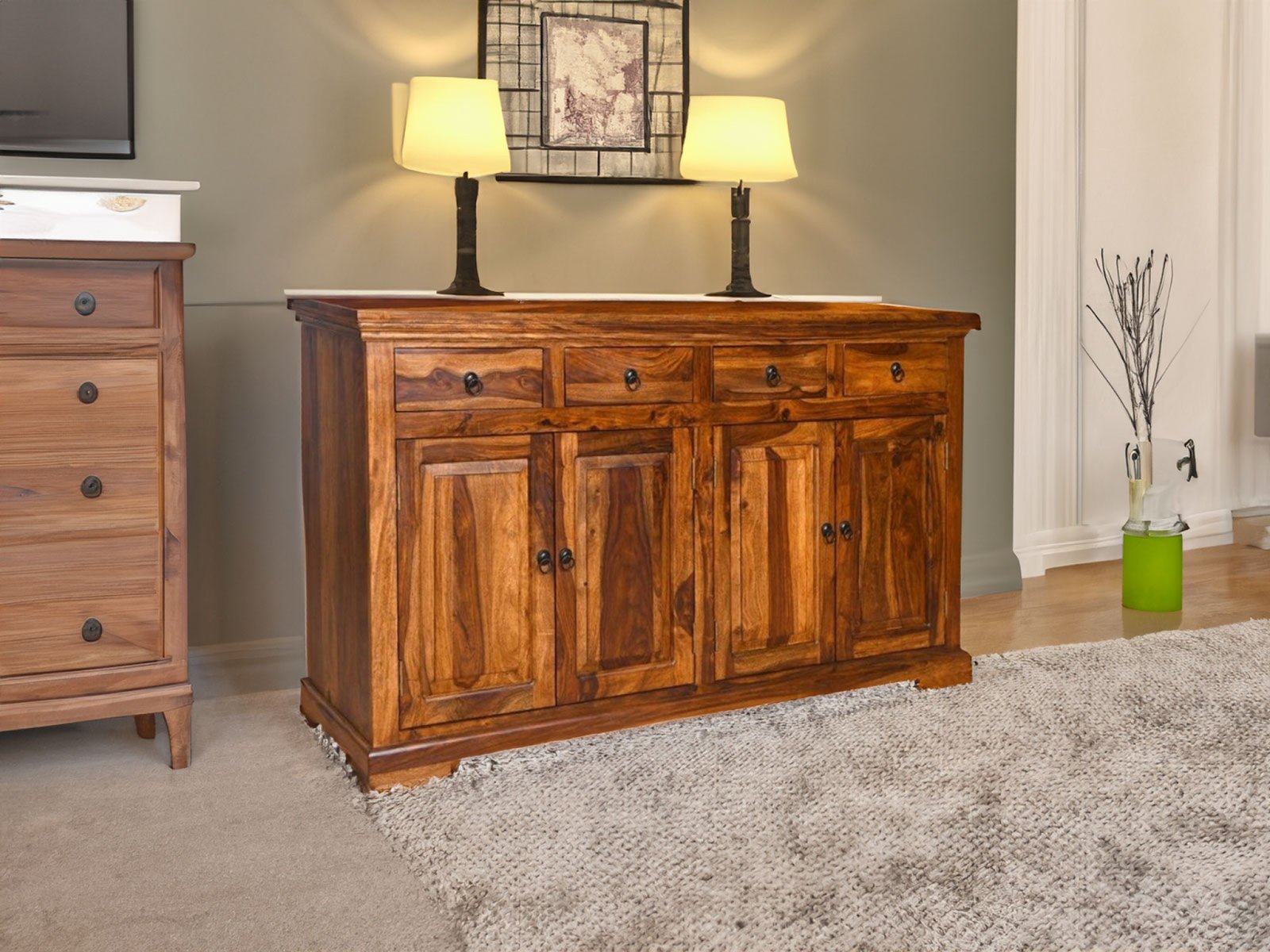 Nitya Solid Wood Sheesham Sideboard 