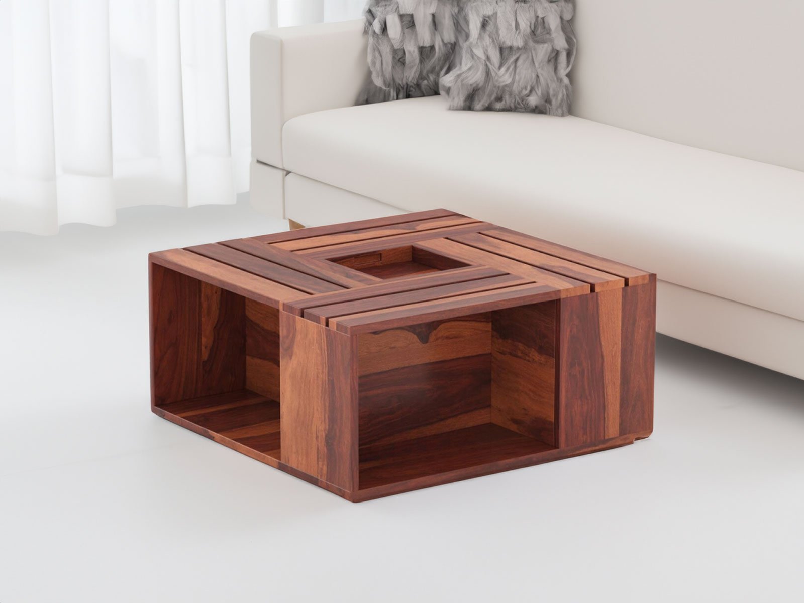Arya Solid Wood Sheesham Coffee Table
