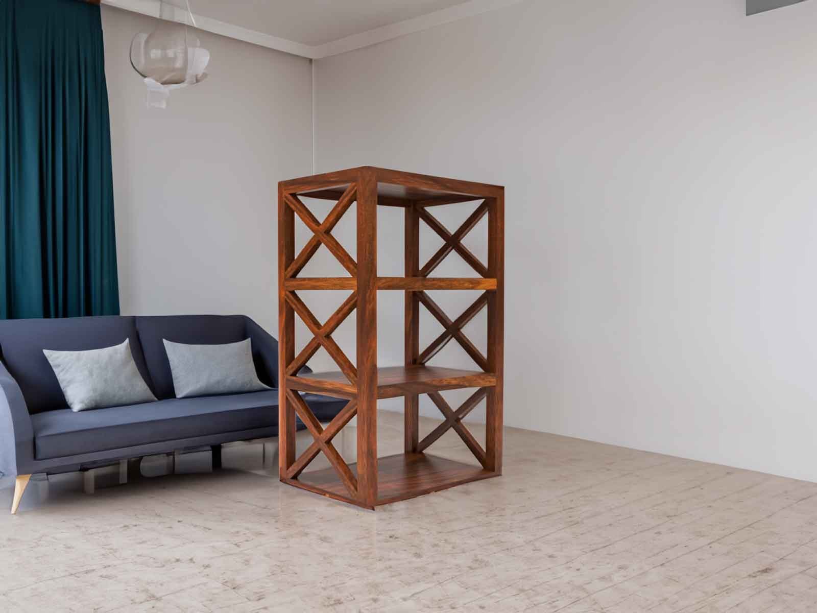 Akira Solid Wood Sheesham Side End Table