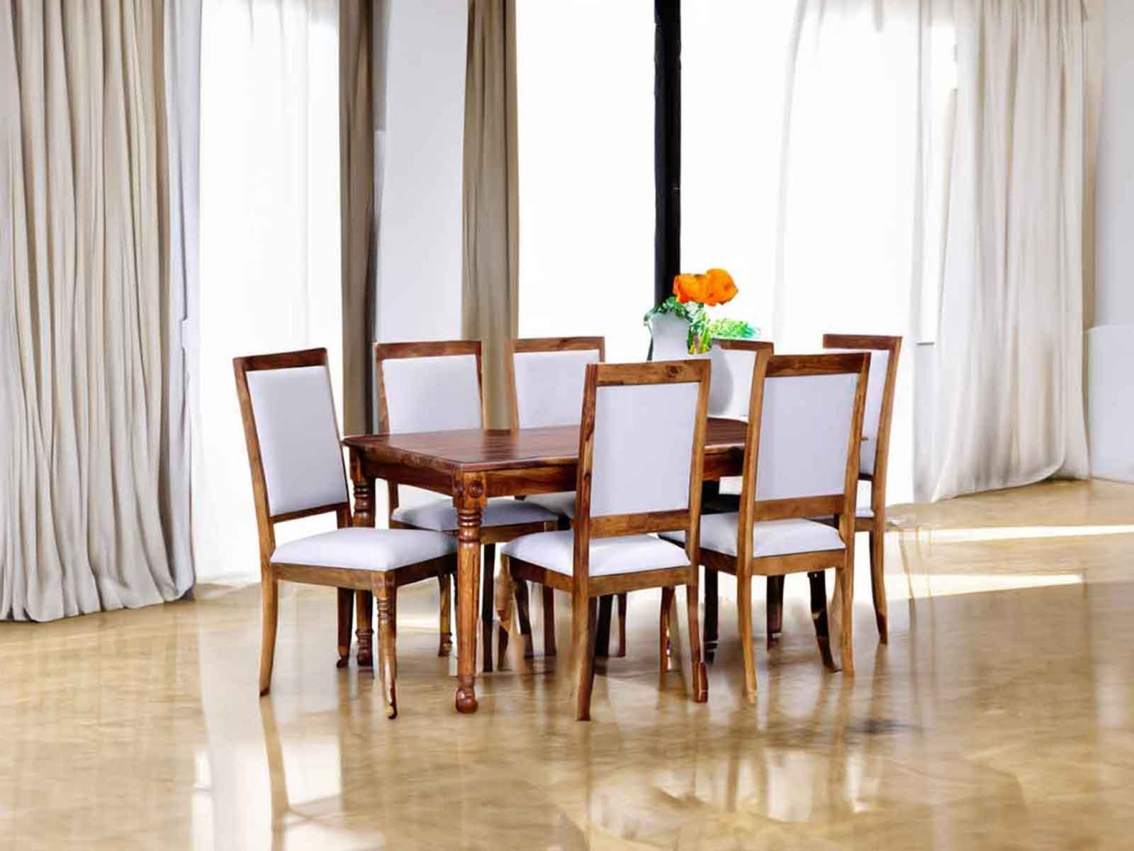 Kavya Kunj Solid Wood 6 Seater Dining Set 