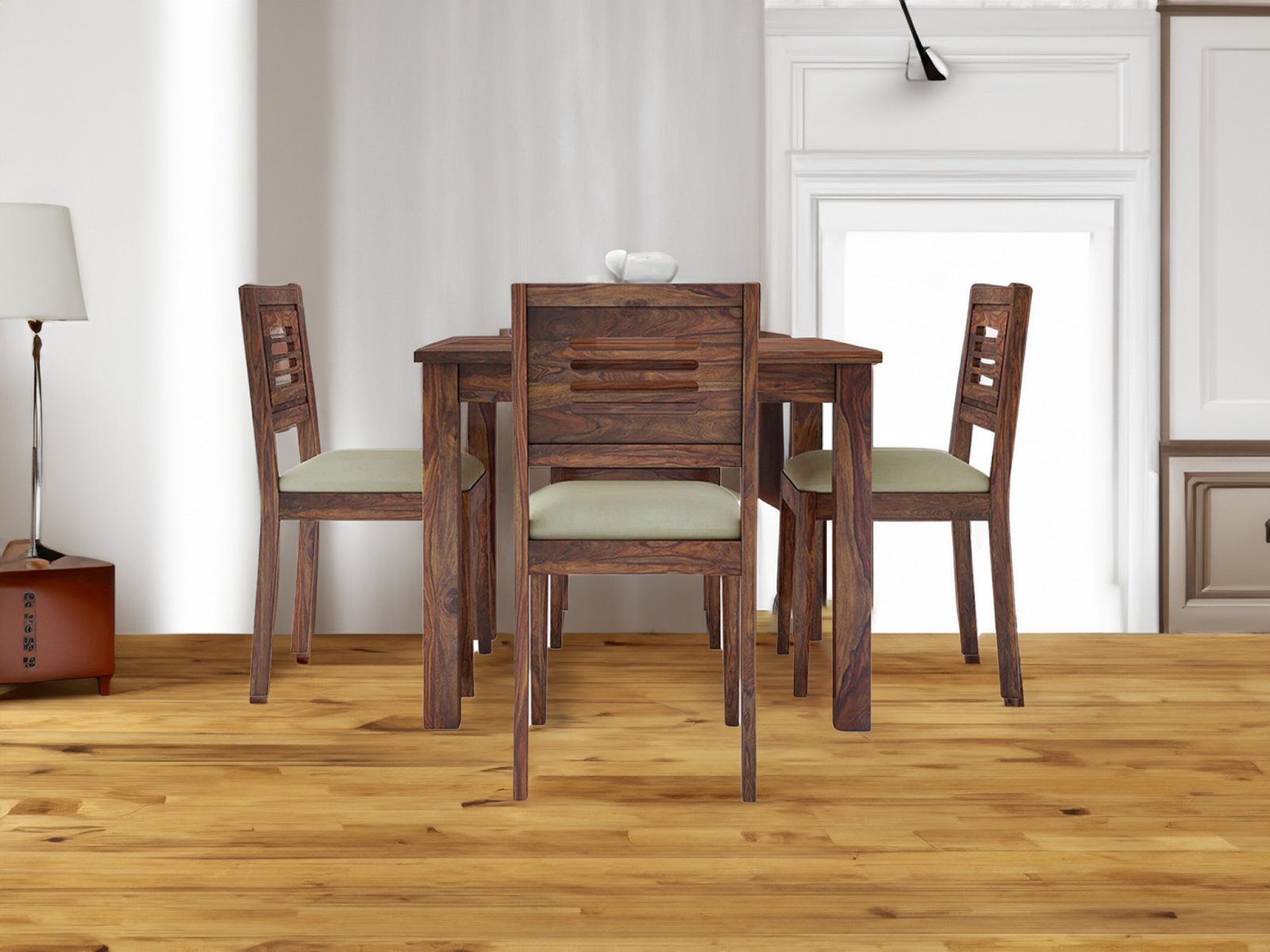 Hina Ulka Solid Wood 4 Seater dining set
