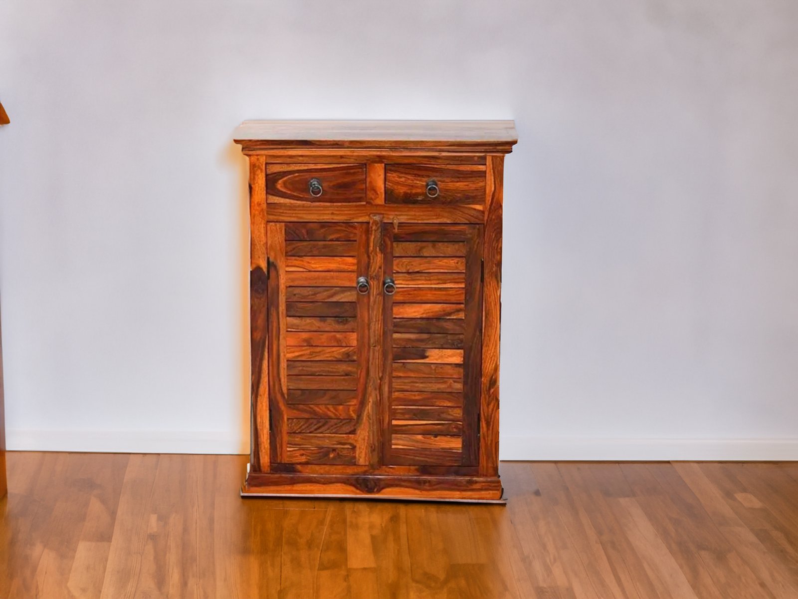 Dhara-1  Wooden shoe rack