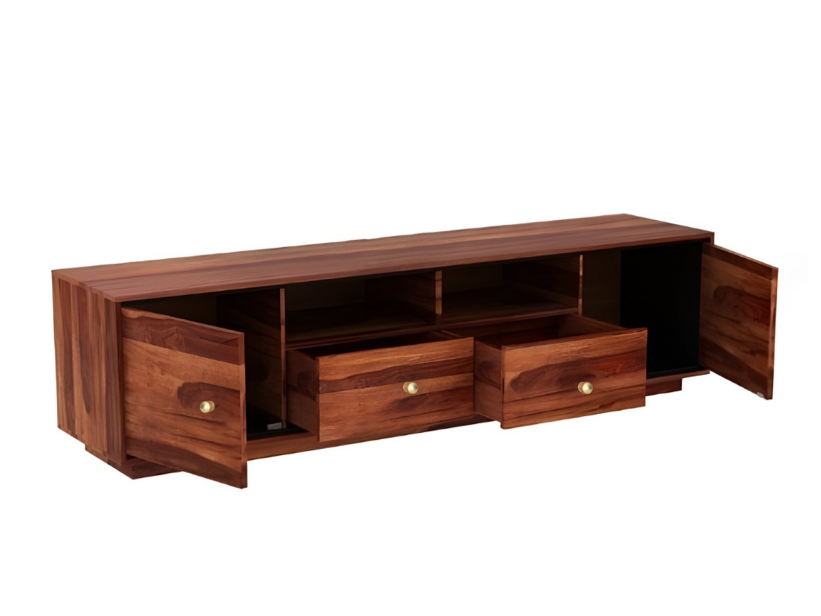 Hina solid wood tv unit