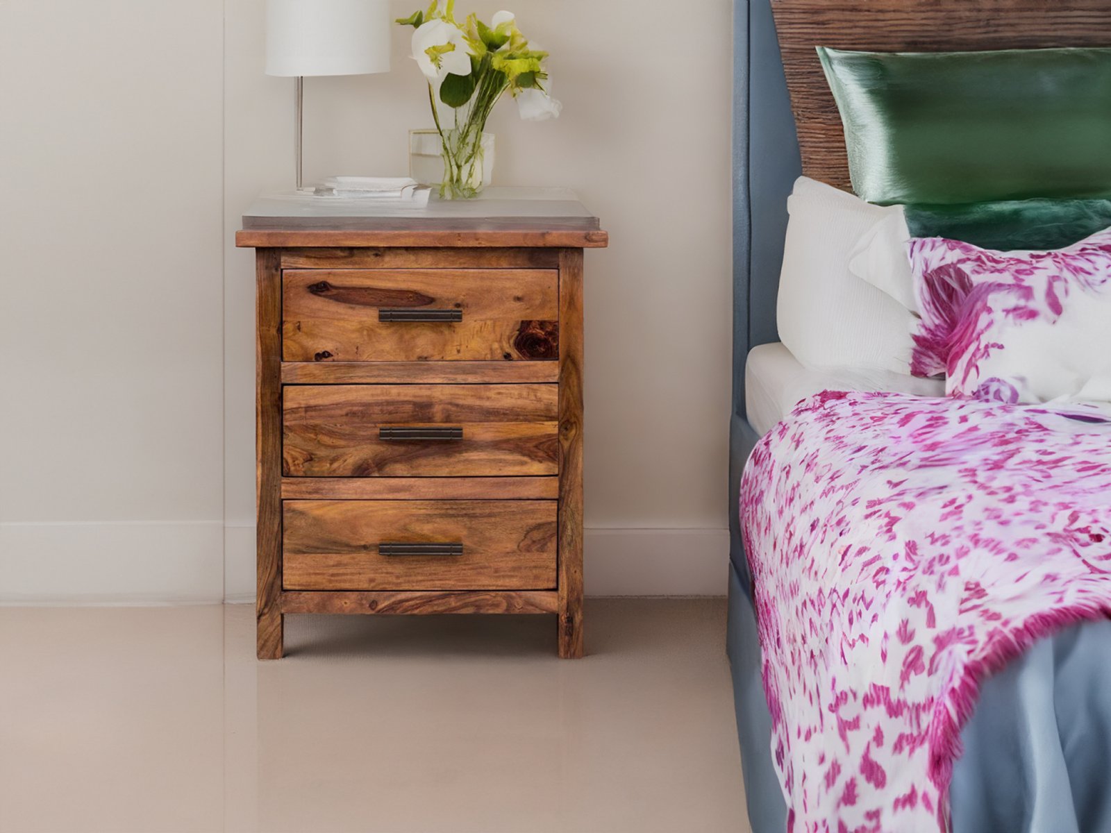 Hina Solid Wood side table