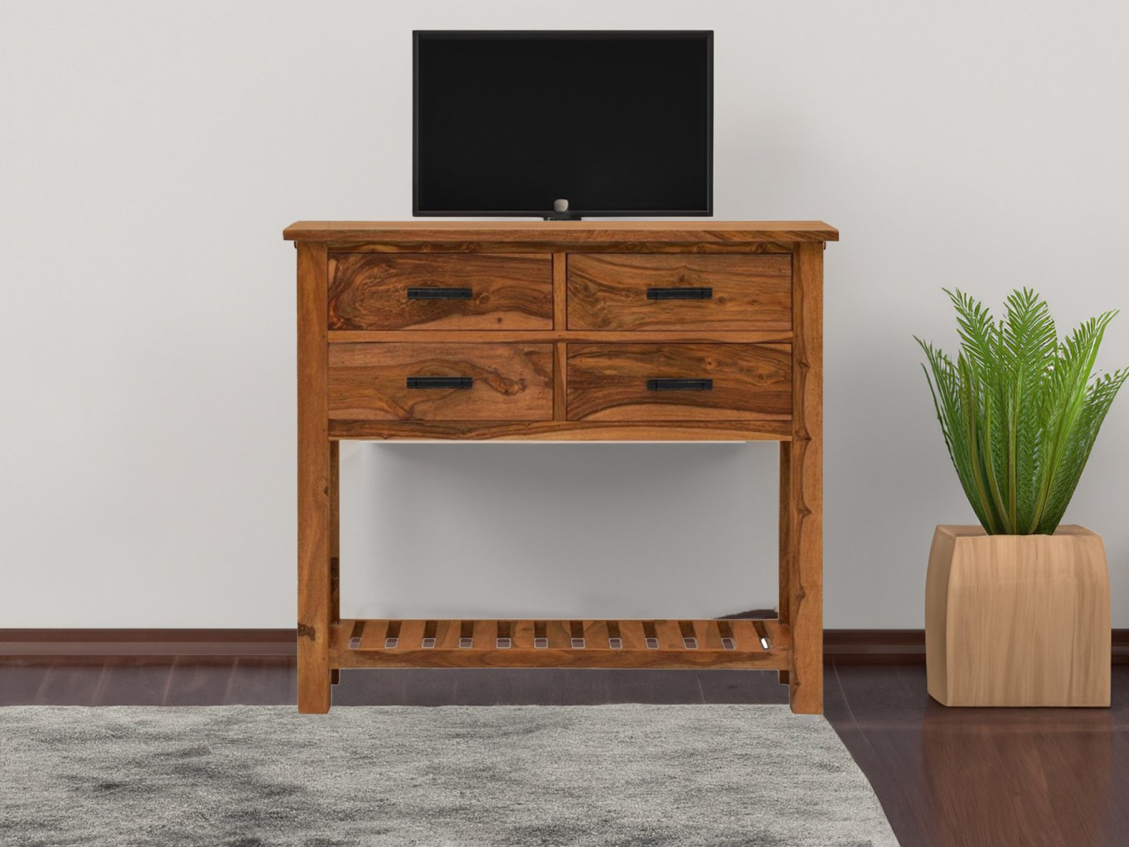 Hina Solid Wood Console 