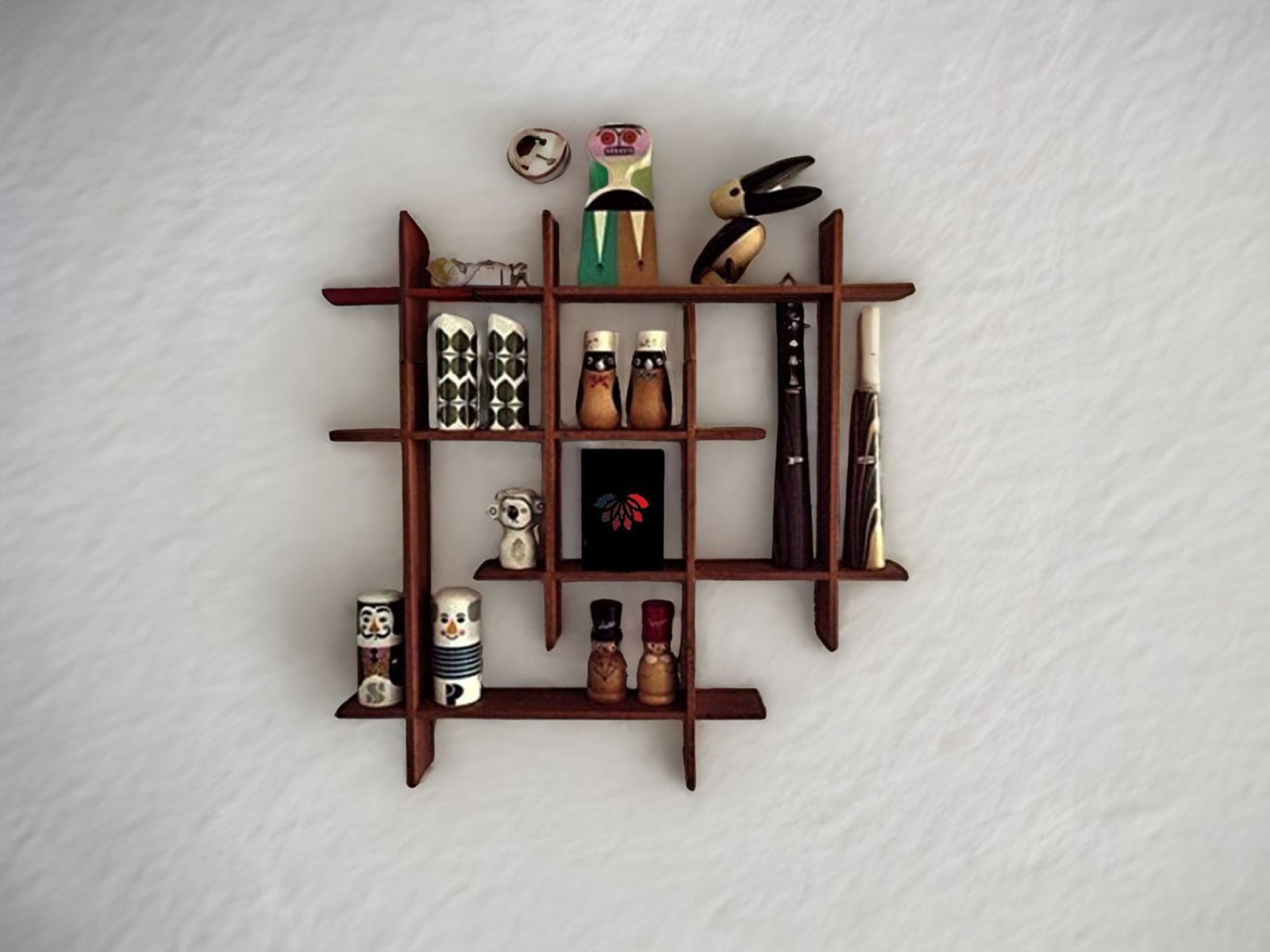 Aira Solid Wood Wall shelf 
