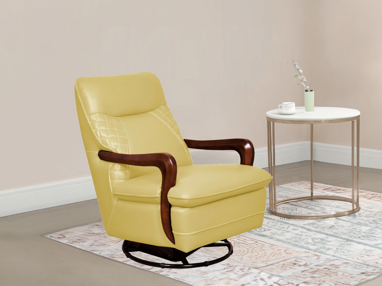 Convi Chair In Cream Color 