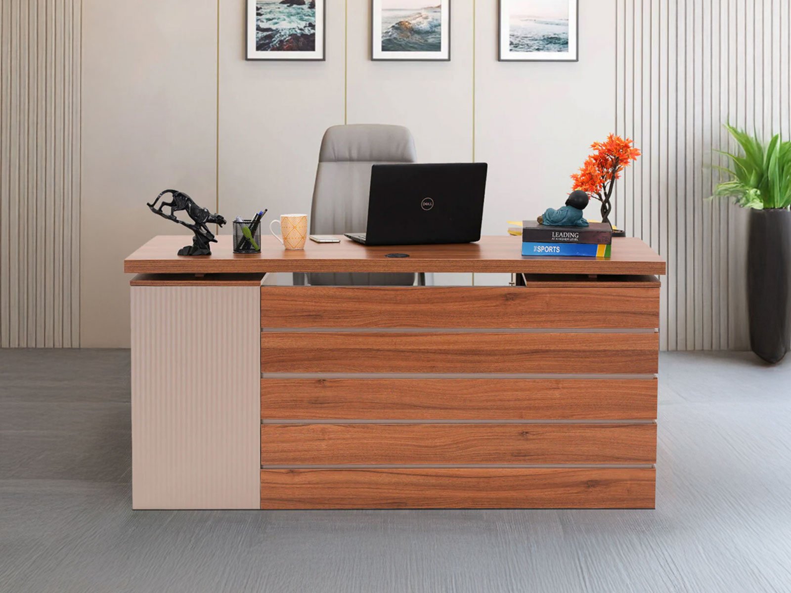 Zeist Office Table Larg with storage 