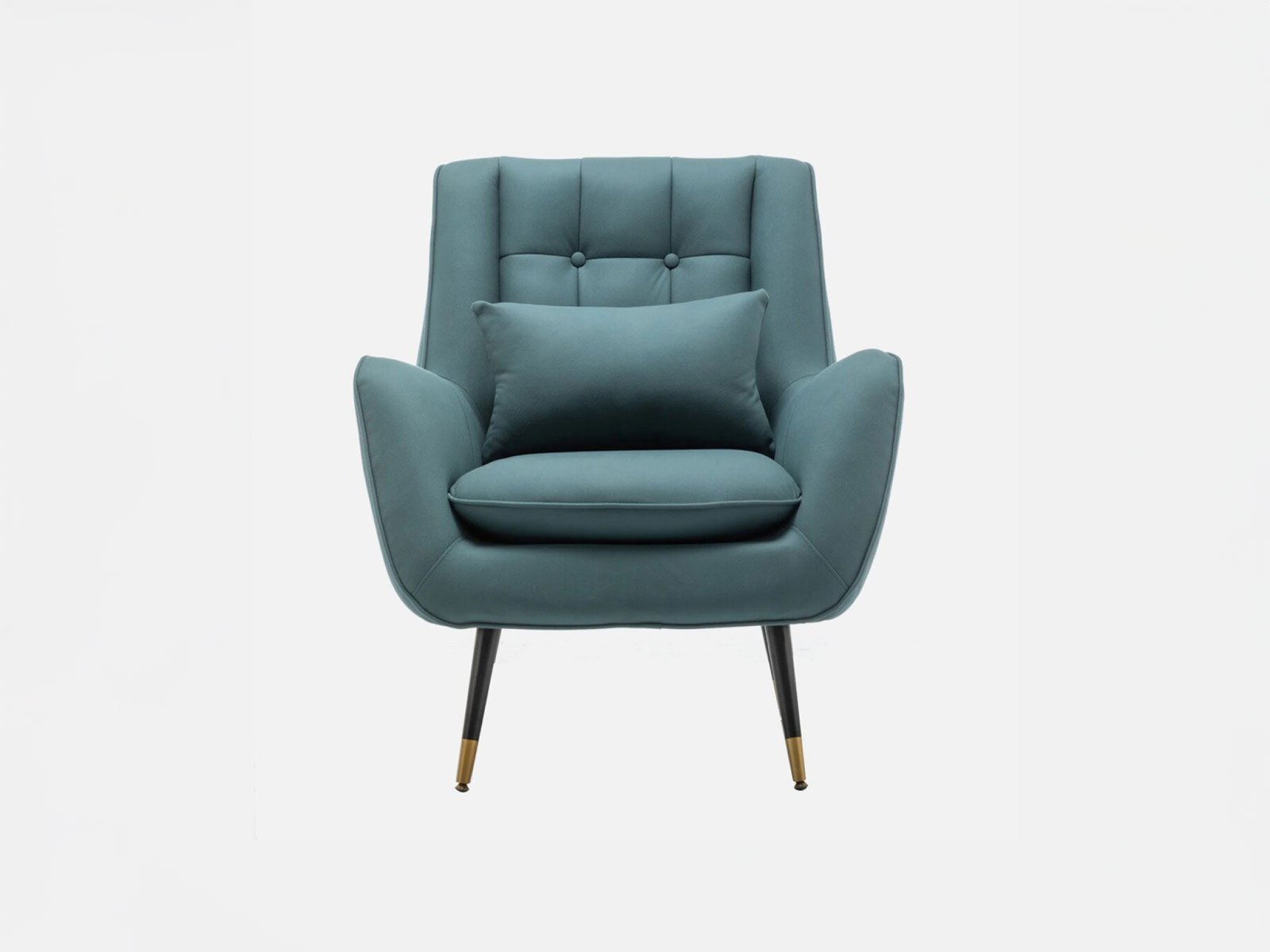 Aron Lounge Chair In Teal Color 
