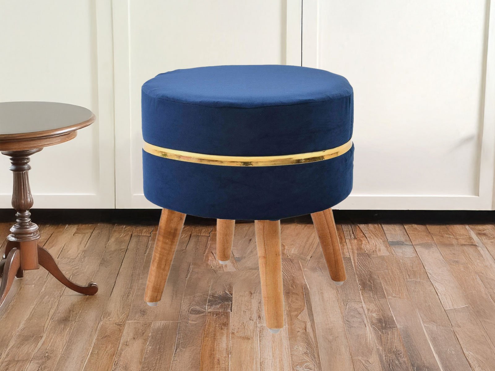  Ambo Stool In Navy Blue Color