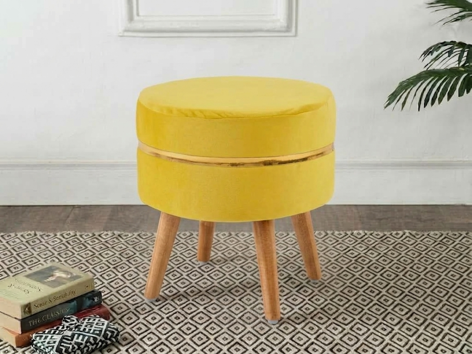  Ambo Stool In Yellow Color