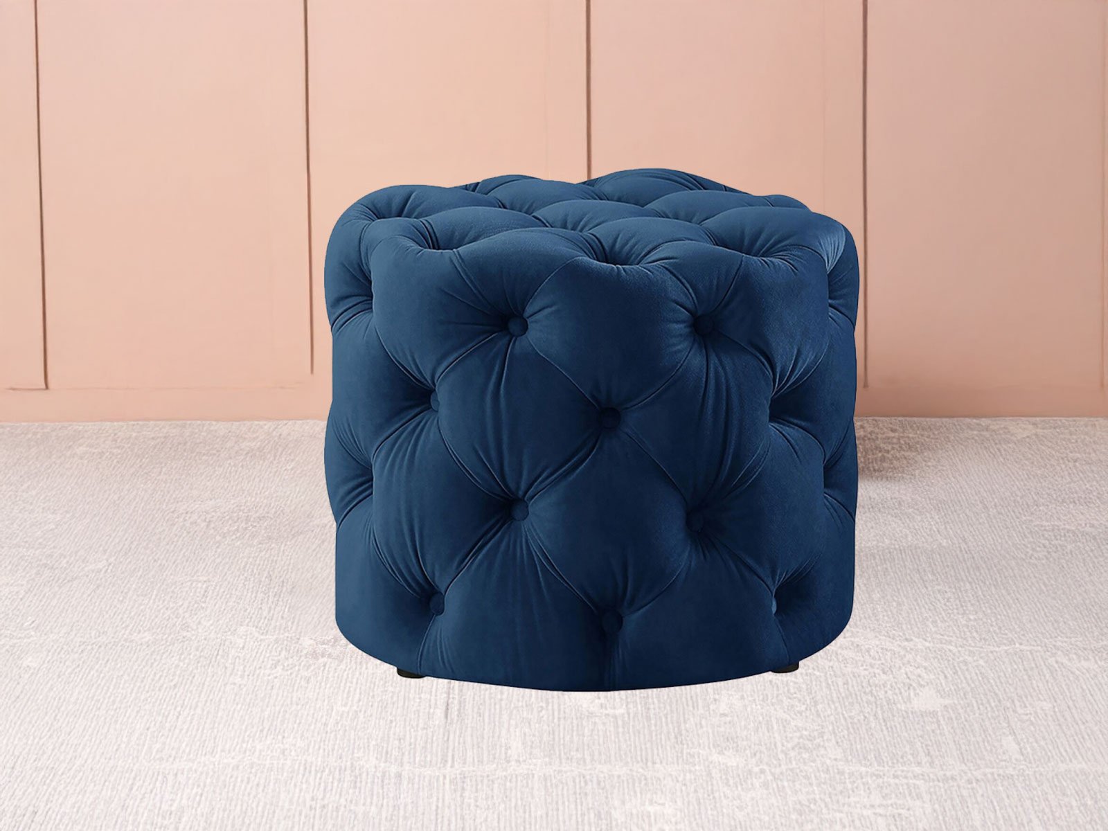 Java Stool in Blue  Color