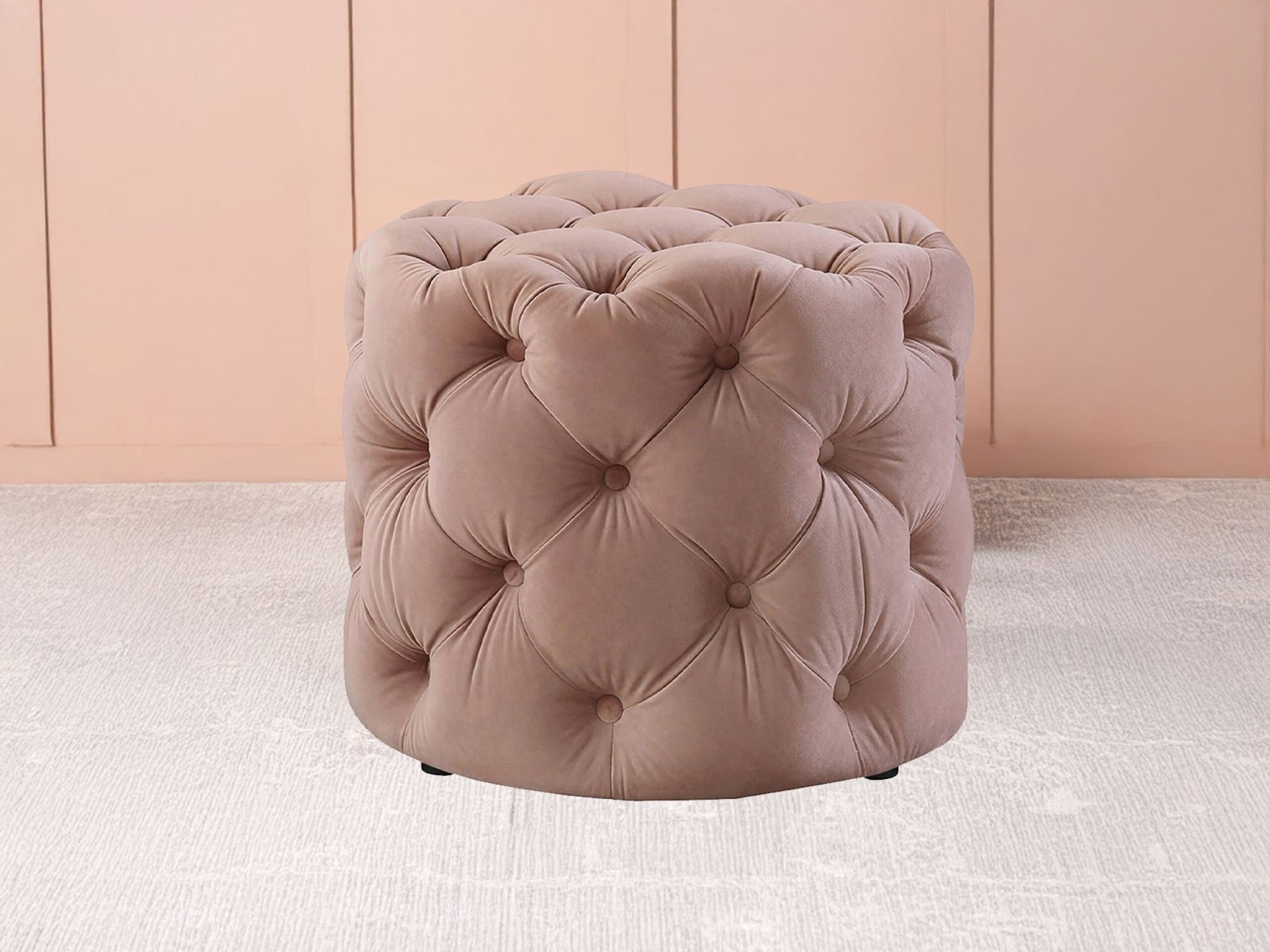 Java Stool in Pink Color
