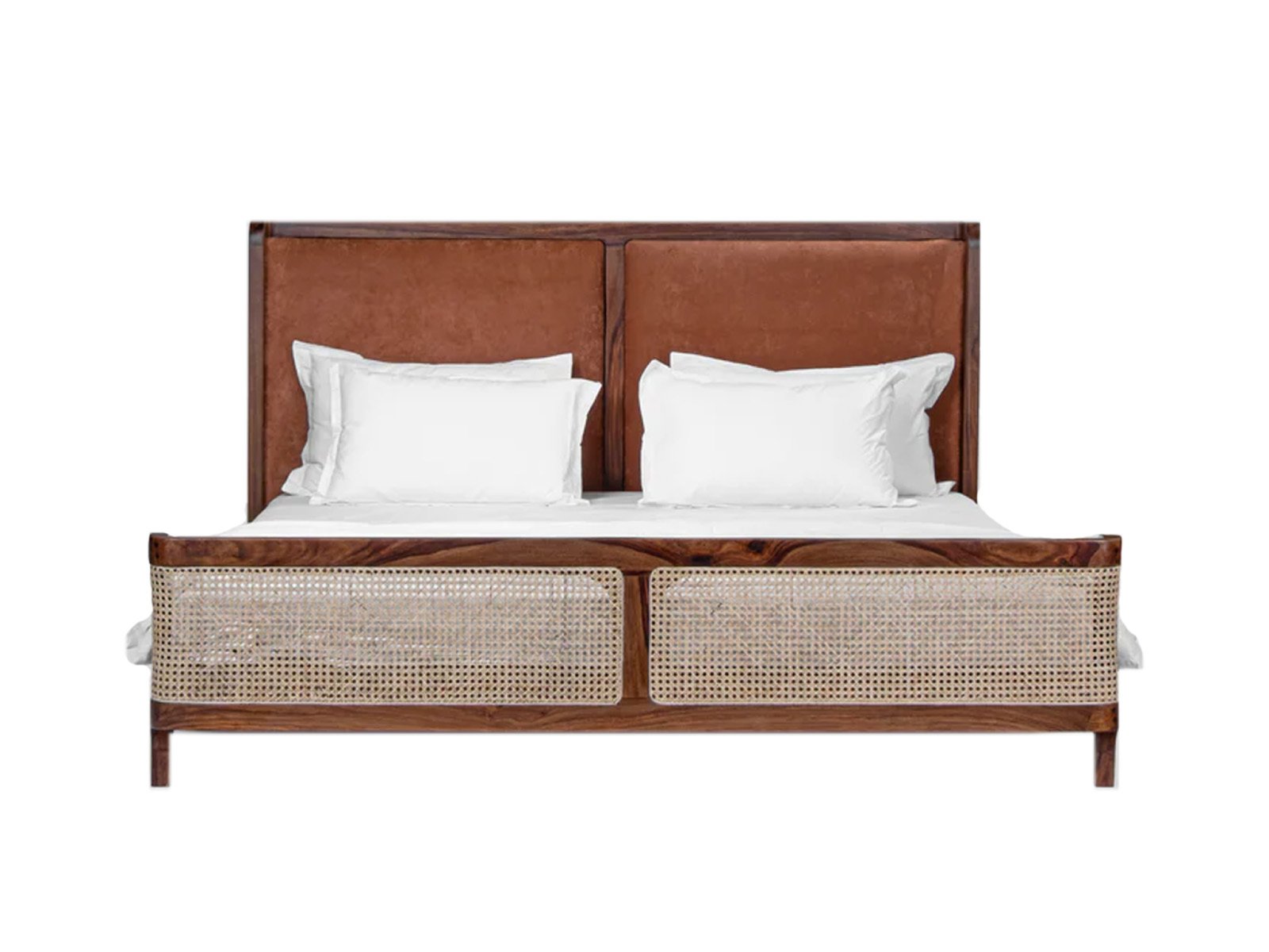 Astrid Bed In Provincial Teak Finish