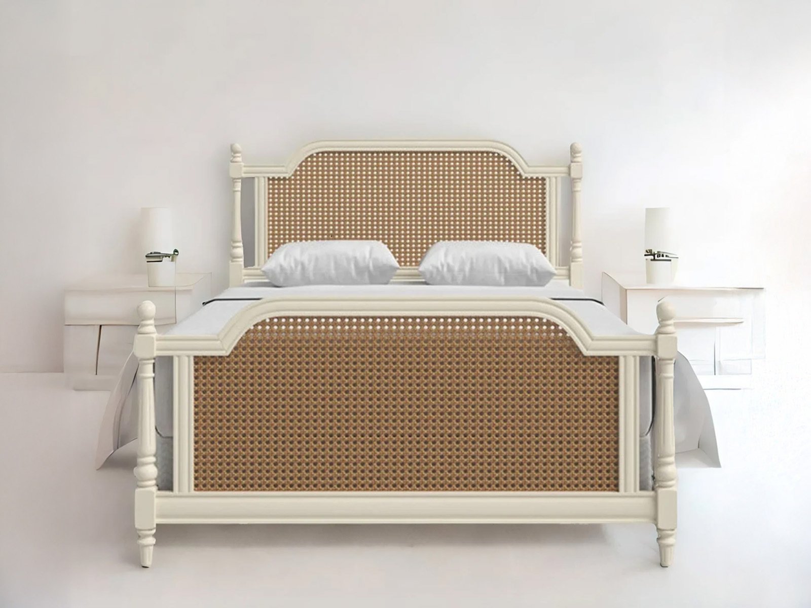 Floralia Bed In Black Finish