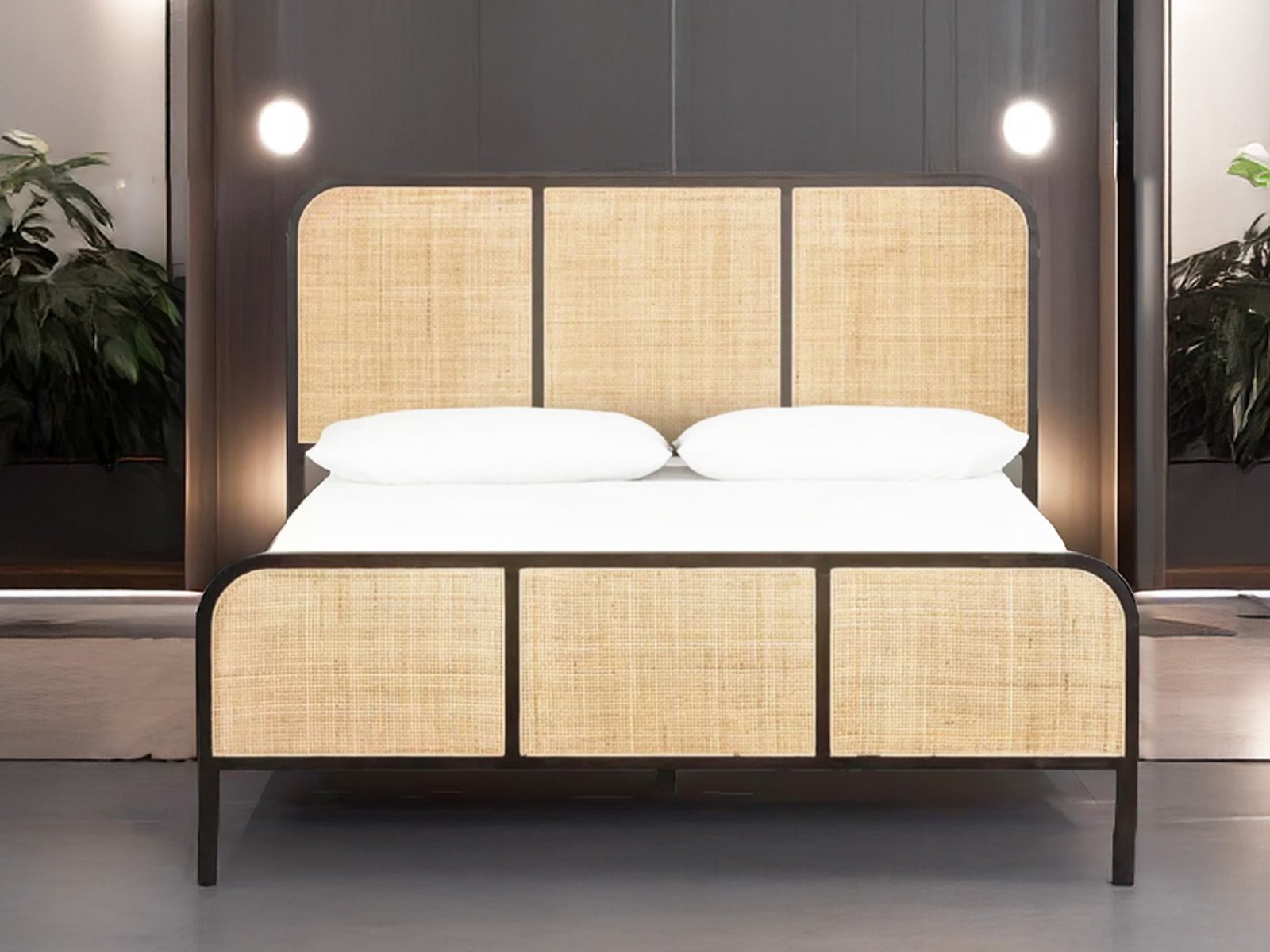 Aria Bed In Black Finish