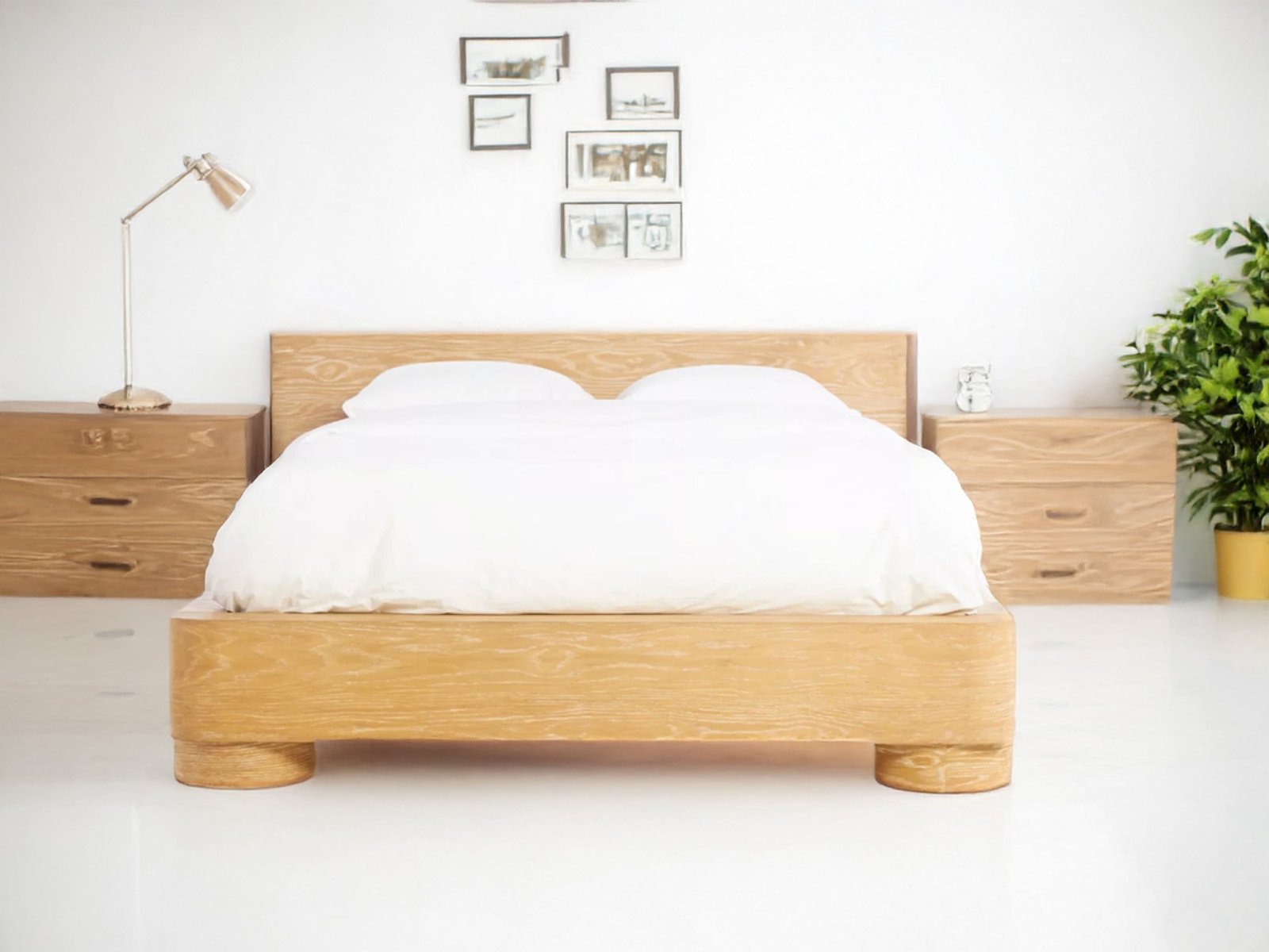 Birka Bed In Natural color 
