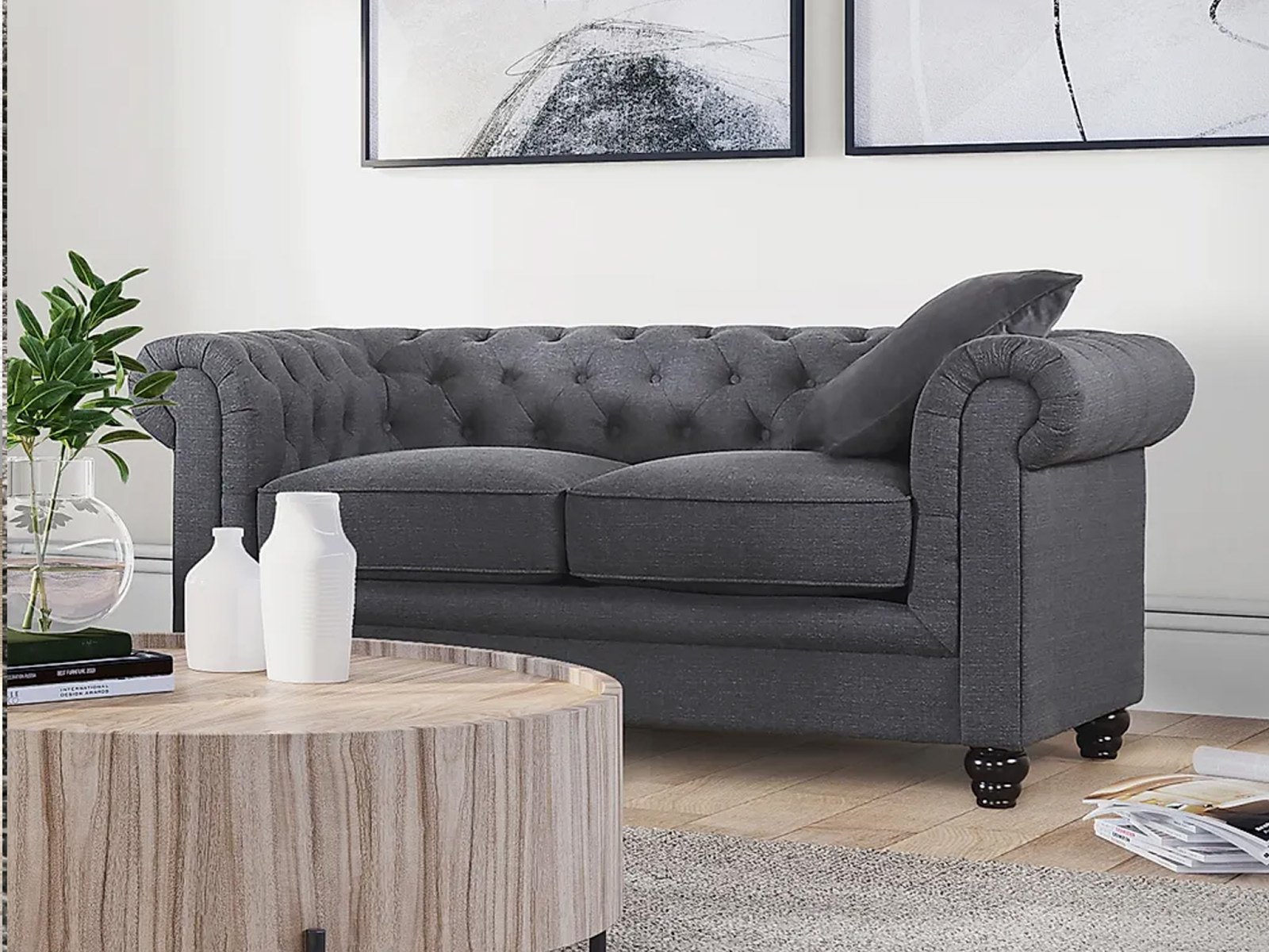 Jackson 2 Seater Sofa In  Grey Color