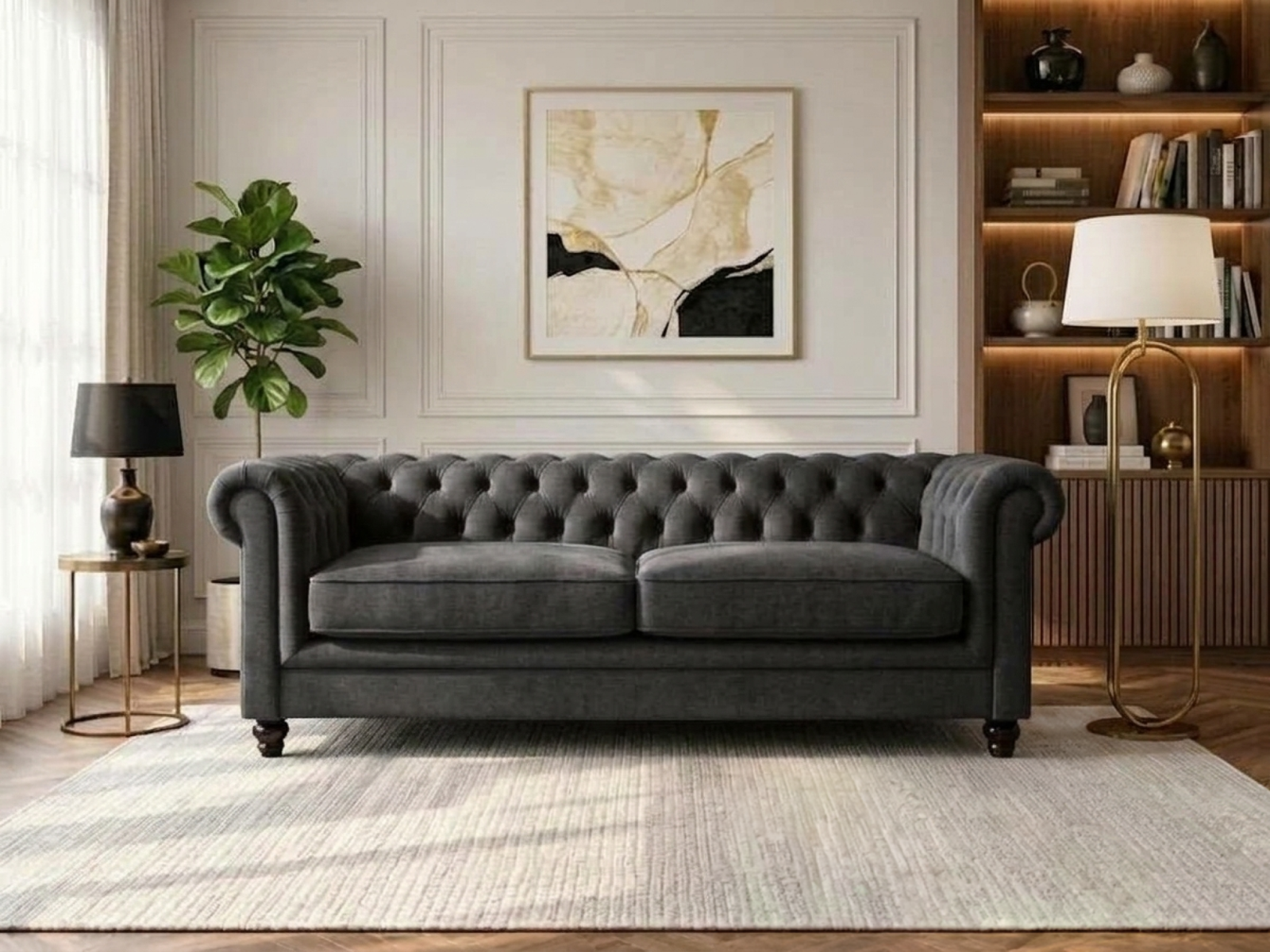 Jackson 2 Seater Sofa In  Grey Color