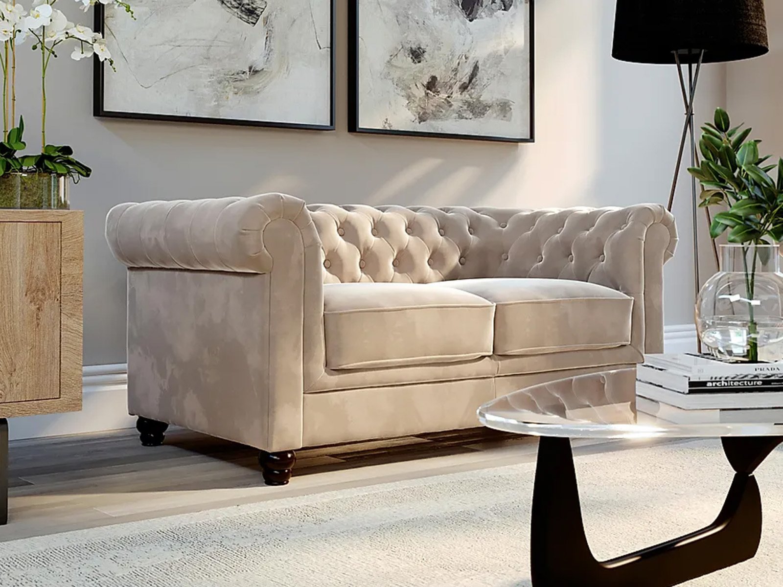 Jackson 2 Seater Sofa In Champagne  Color