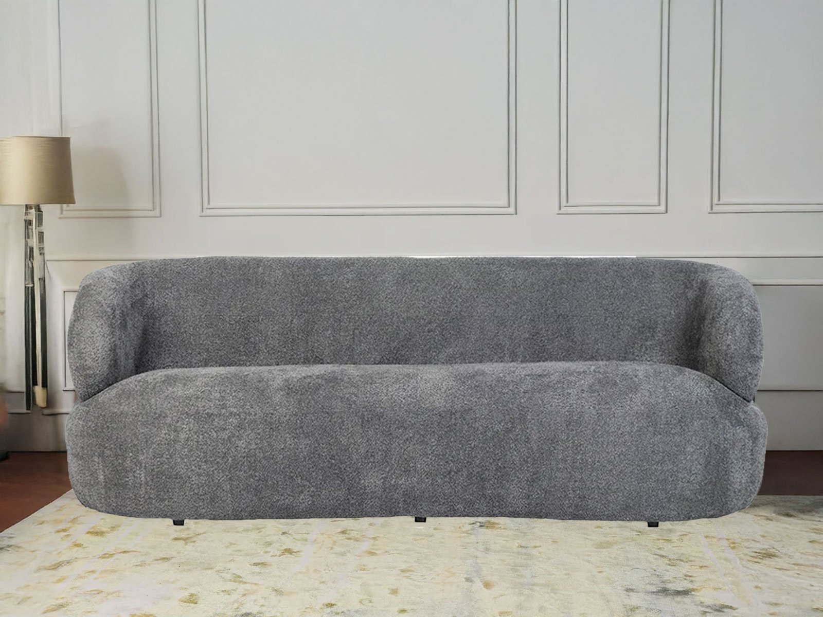 Nexus Three Seater Sofa In Grey Color