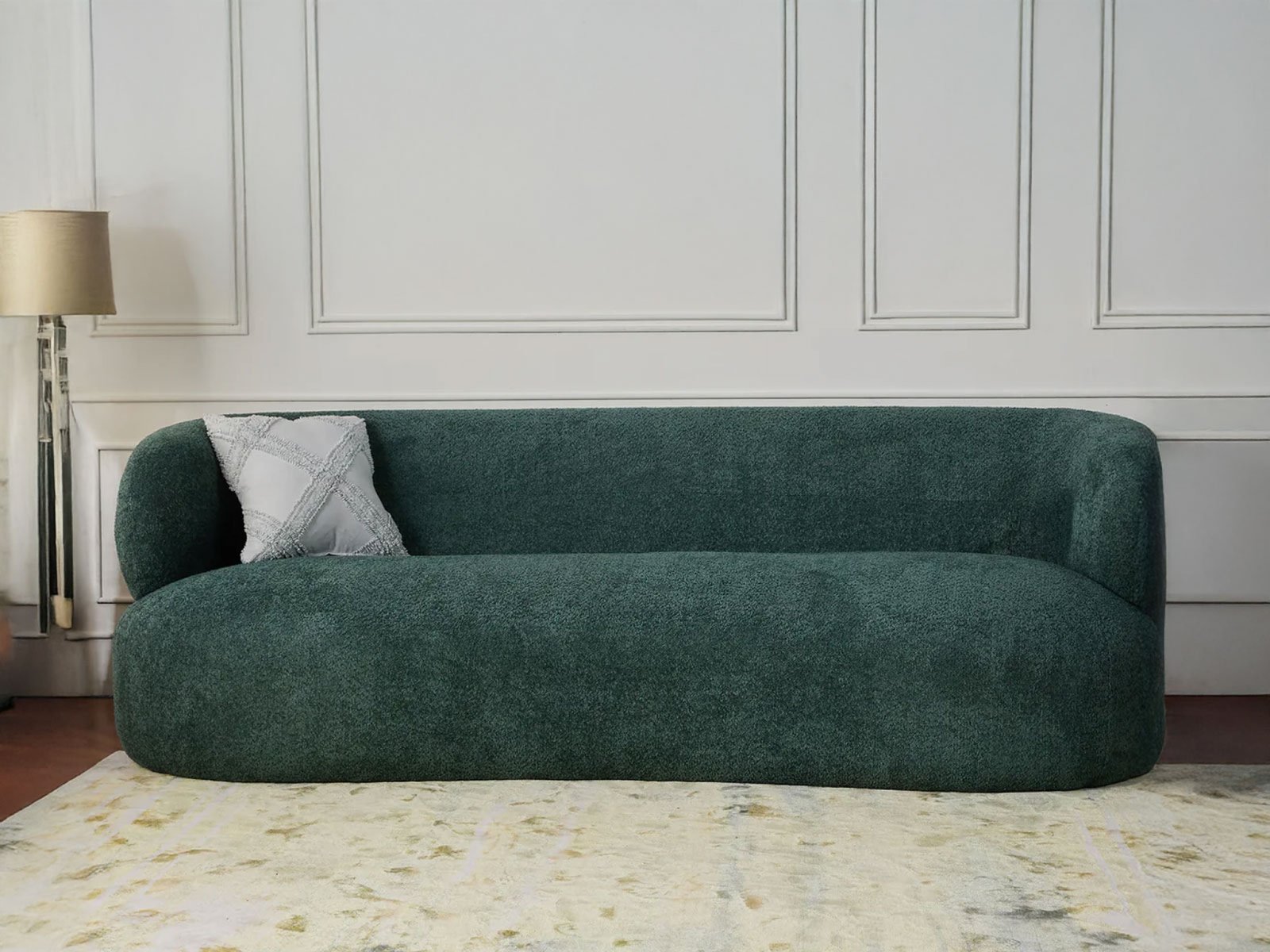 Nexus Three Seater Sofa In Green Color
