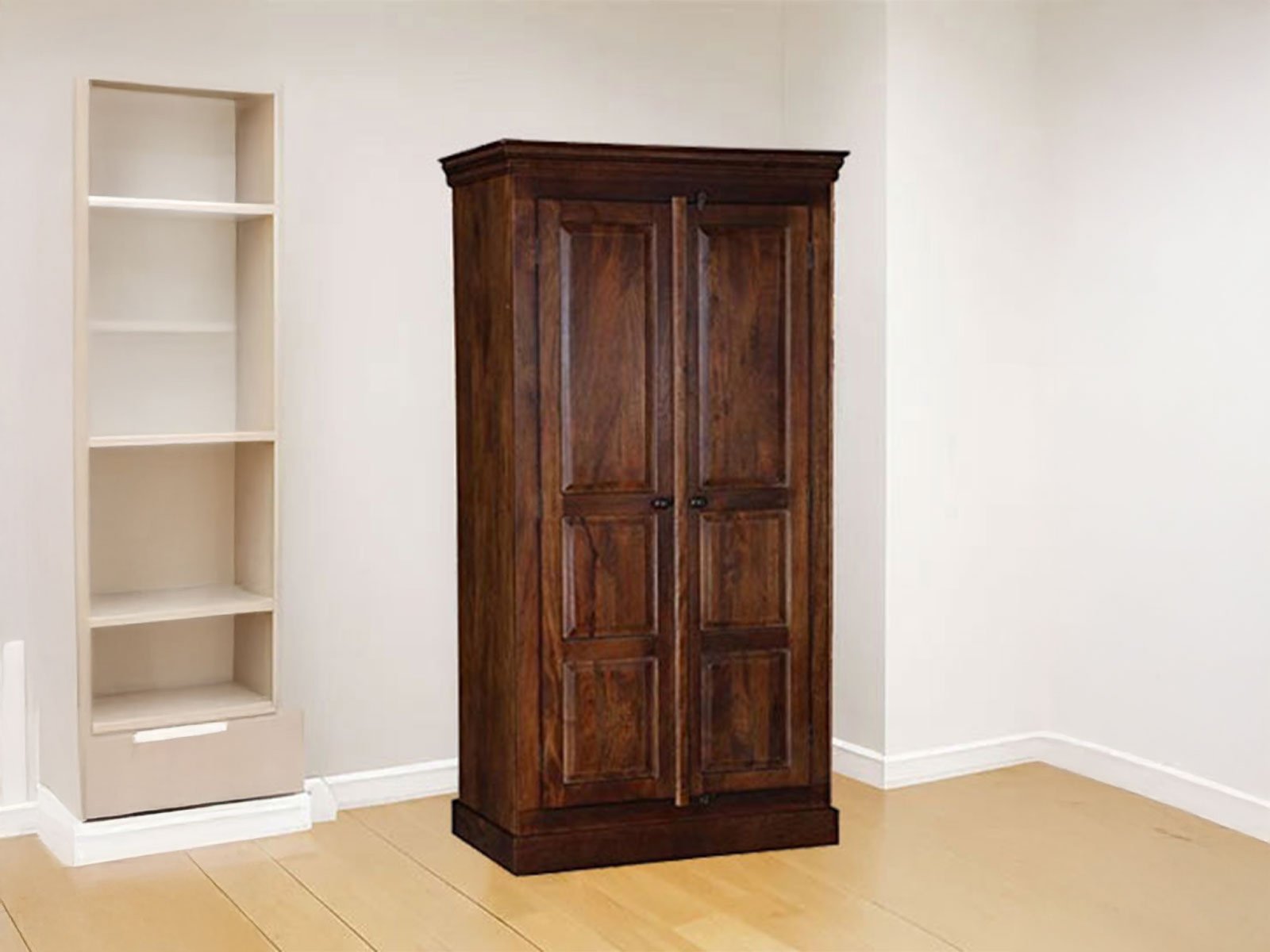 Essential Double Shutter Wardrobe