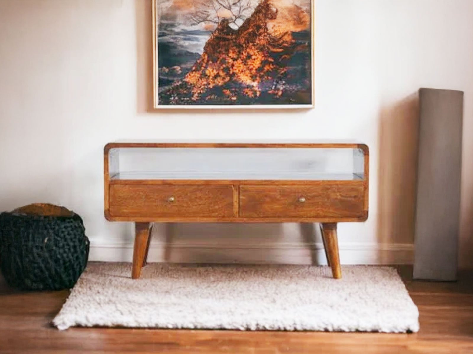 Round Edge Tv Unit