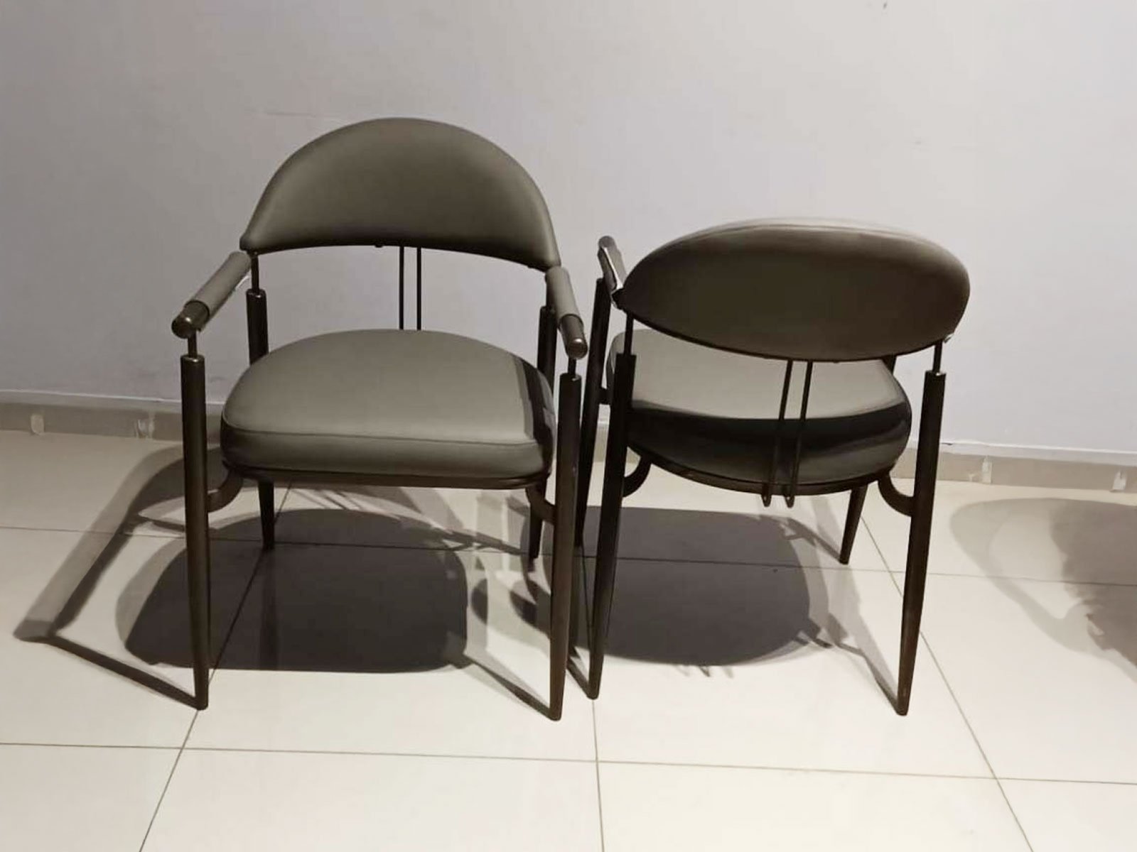 Ashlei Chair In Dark Grey Colour