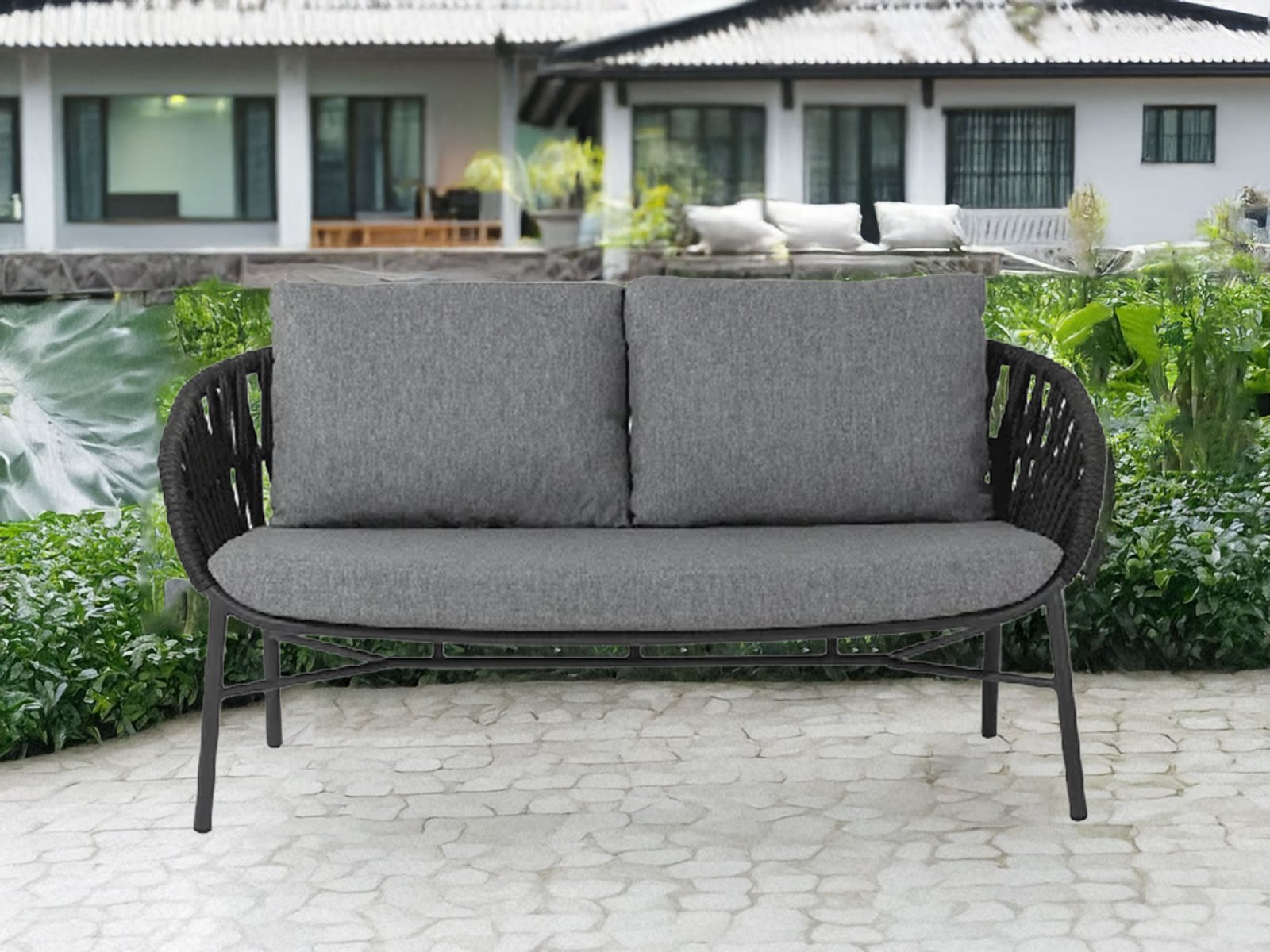 Brishi Outdoor 2 seater In Grey Colour