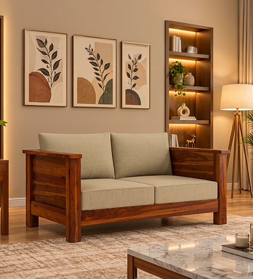 Marriott Wooden Sofa 2 Seater