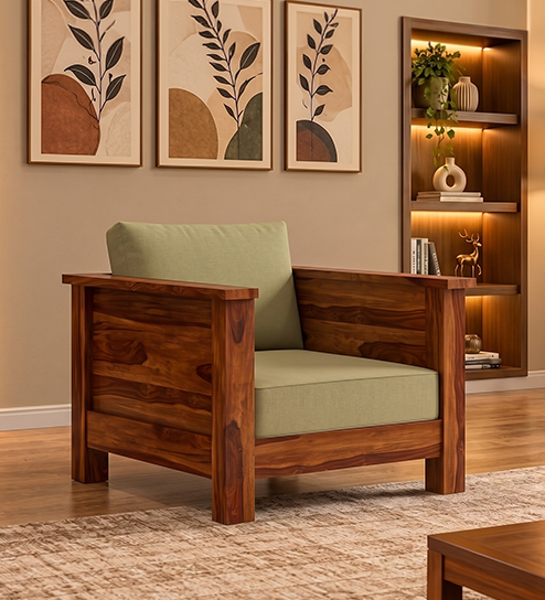 Marriott Wooden Sofa 1 seater