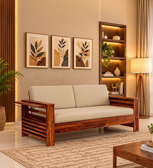 Agnes Solid wood Sofa 2 Seater