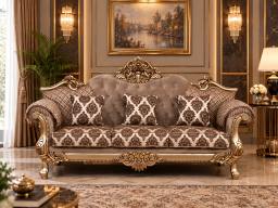 Mural Sofa 3 Seater in dark