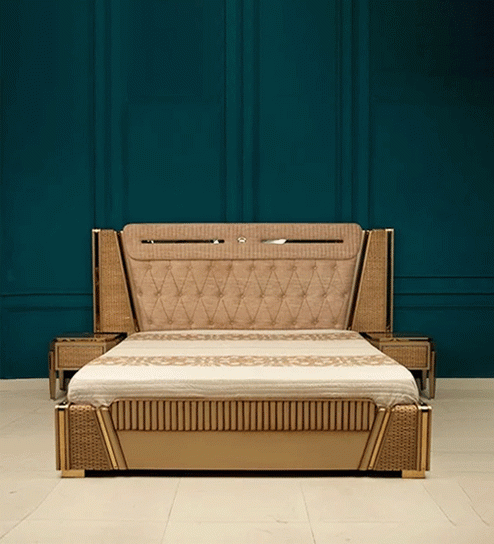 Zigma Bed Without Side Table