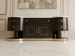 Curve Sideboard with Marble Top