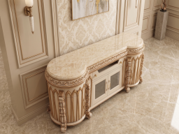 Craft Sideboard  With Marble Top